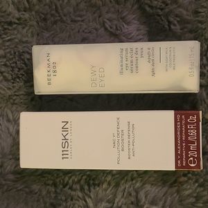 BUNDLE!!  111SKIN POLLUTION DEFENCE/ BEEKMAN 1802 ILLUMINATING EYE SERUM
